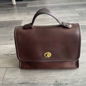 Vintage COACH Dark Brown Bag